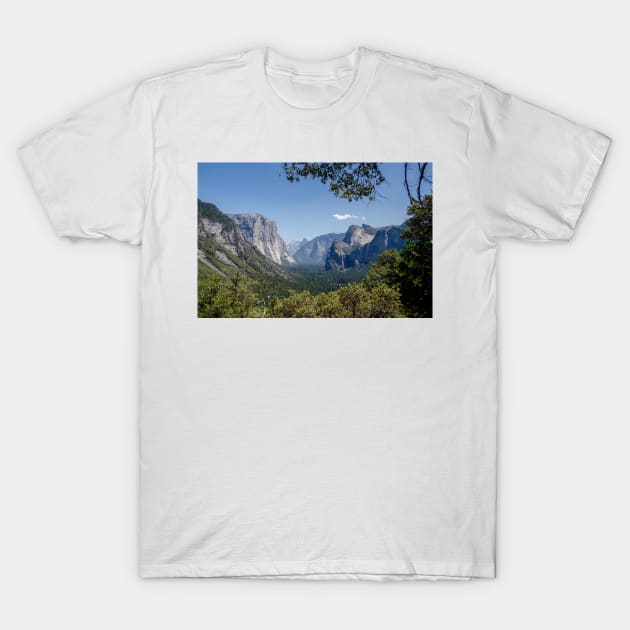 Yosemite Valley Summer Day T-Shirt by pmcmanndesign